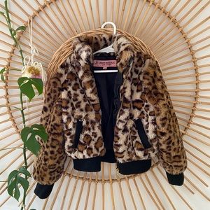 Kids leopard coat